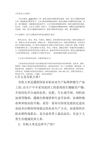 大米是怎么分类的
