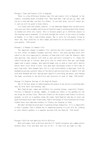 大连理工大学出版社冲击波系列英语专业四级听写50篇