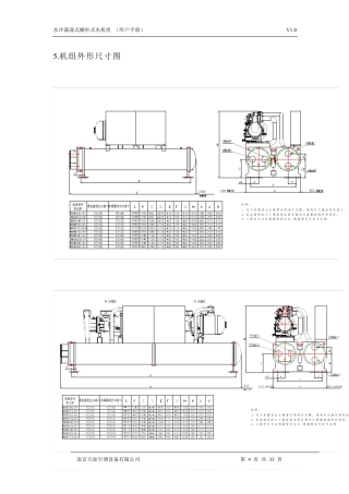天加水冷螺杆式冷水机组操作使用说明书.3