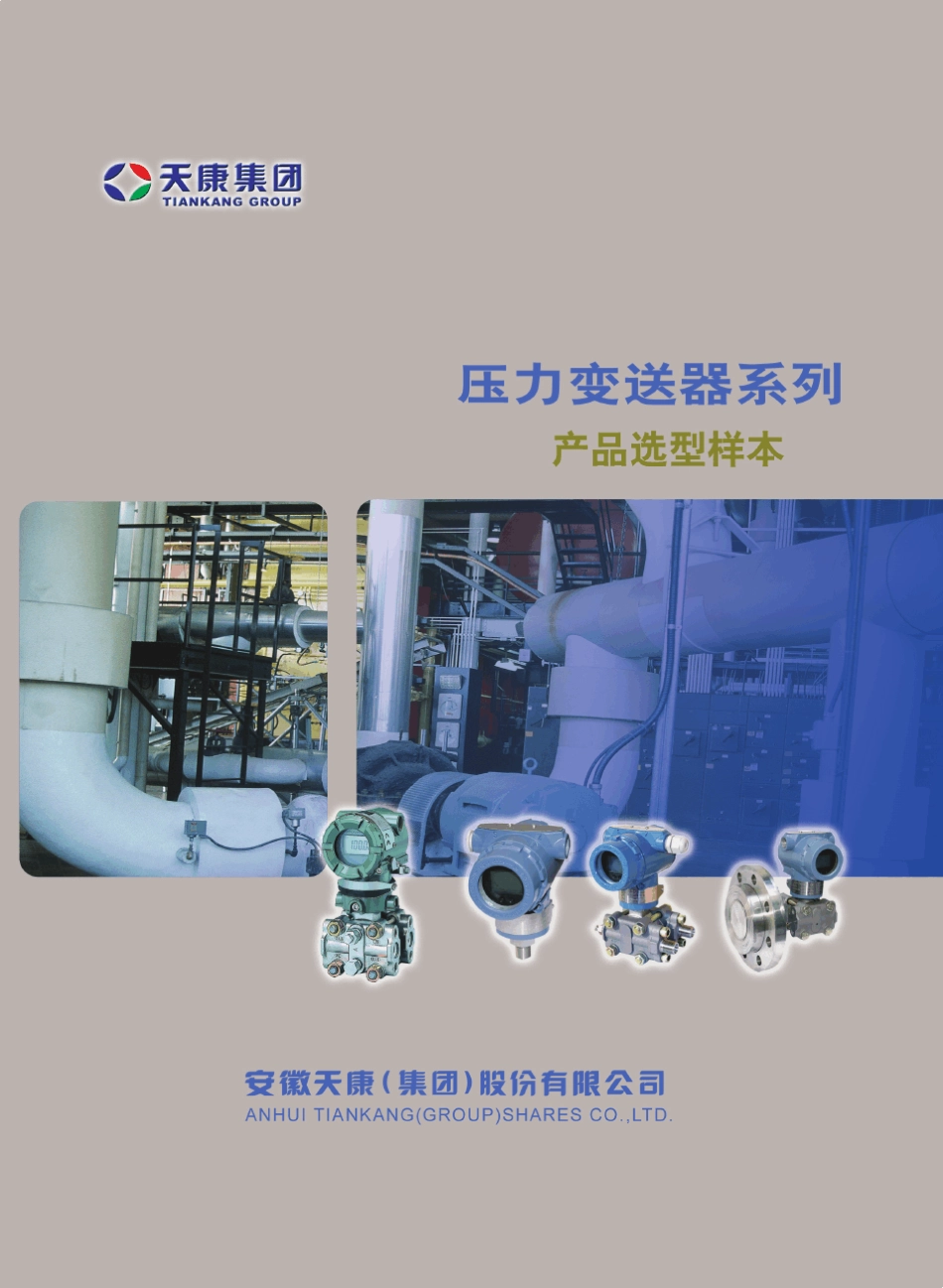 天康集团(压力变送器)选型样本_第1页