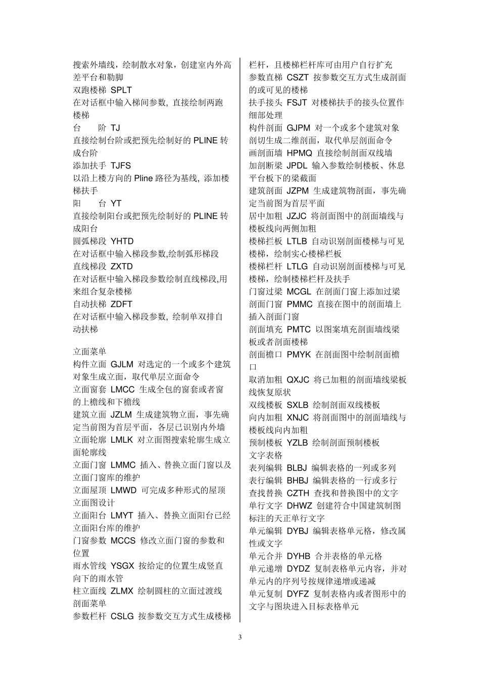 天正命令大全_第3页