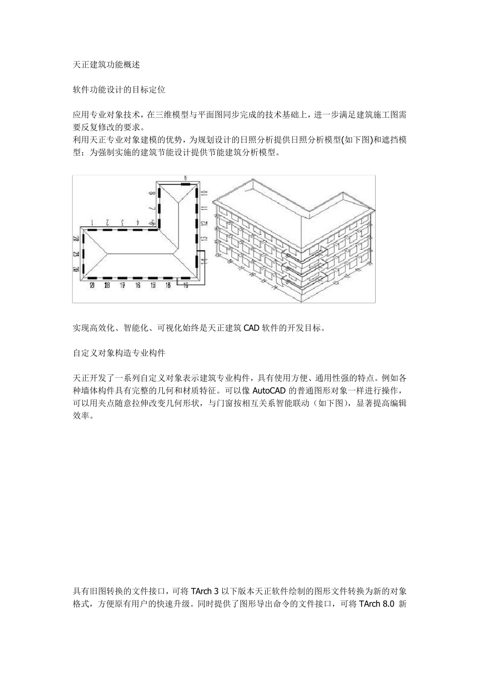 天正建筑功能概述_第1页