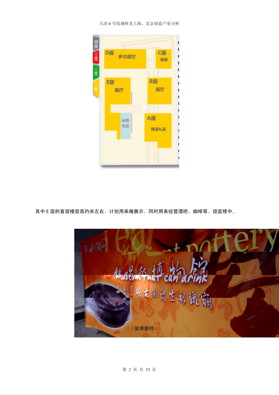 天津6号院调研及上海北京创意产业分析_第2页