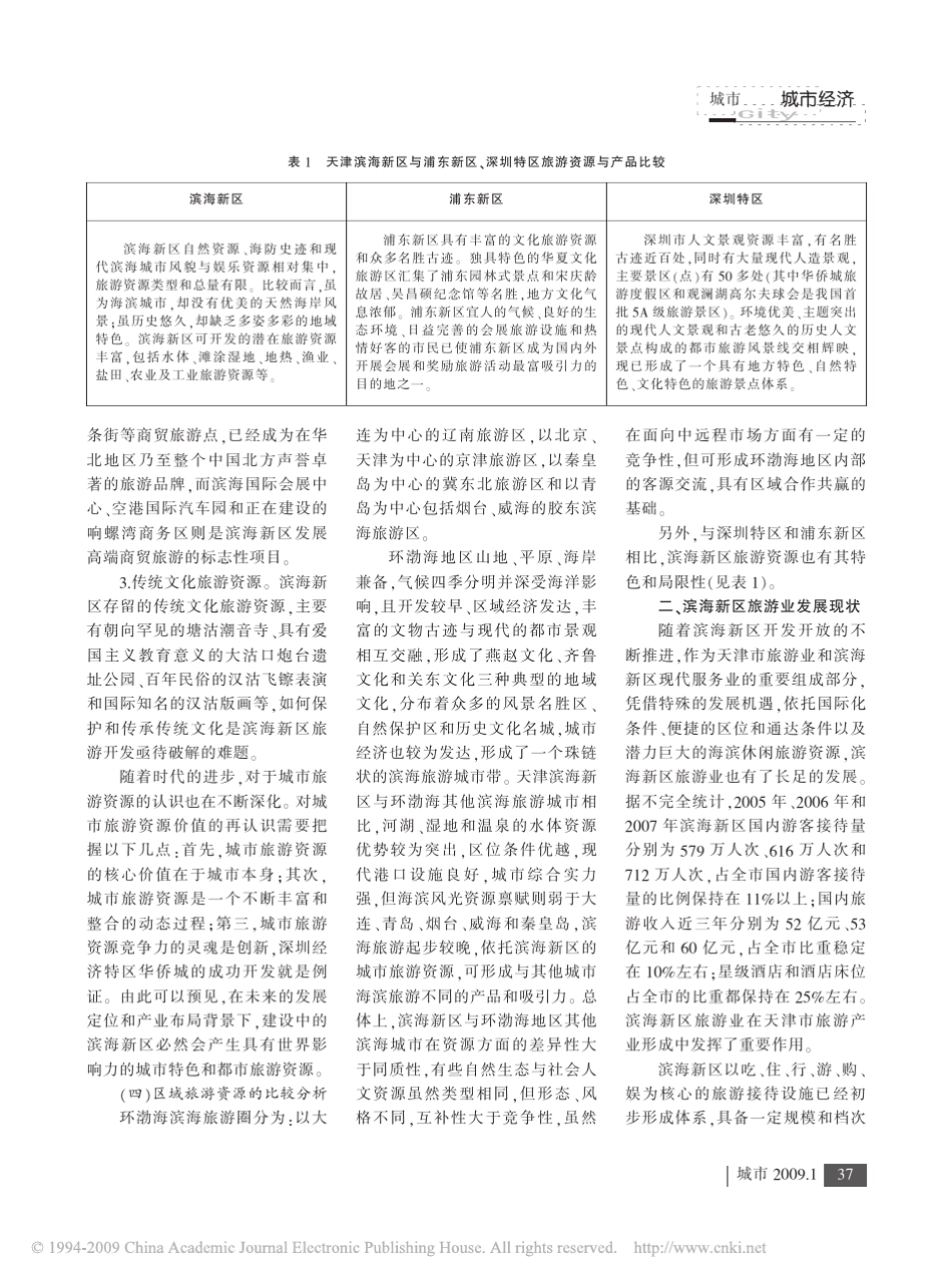 天津滨海新区旅游业发展的战略思考_第2页