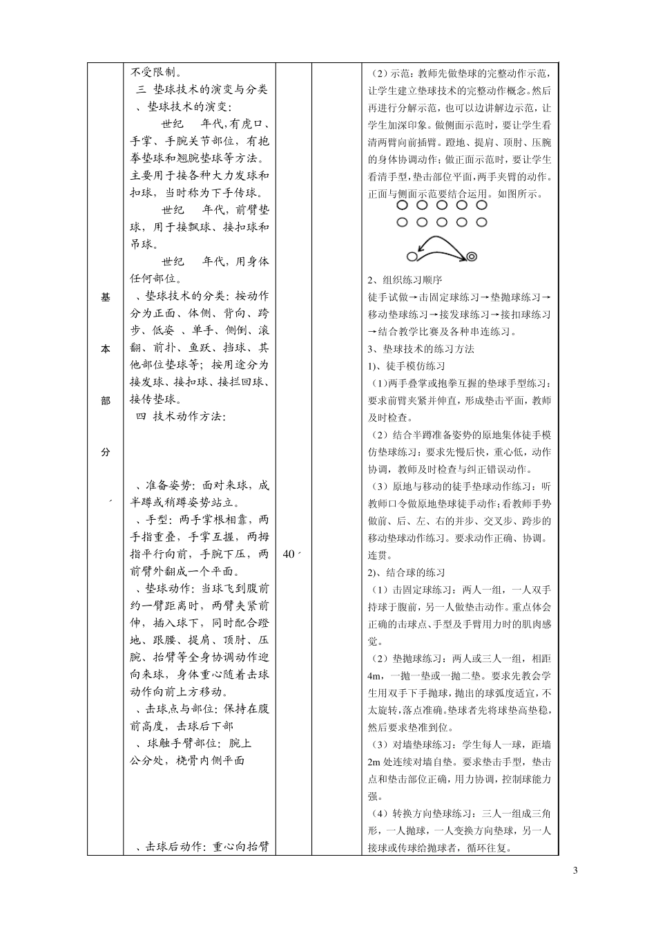 天津科技大学公共体育课教案_第3页