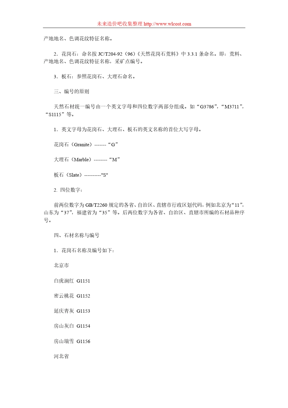 天然石材统一编号代码_第2页