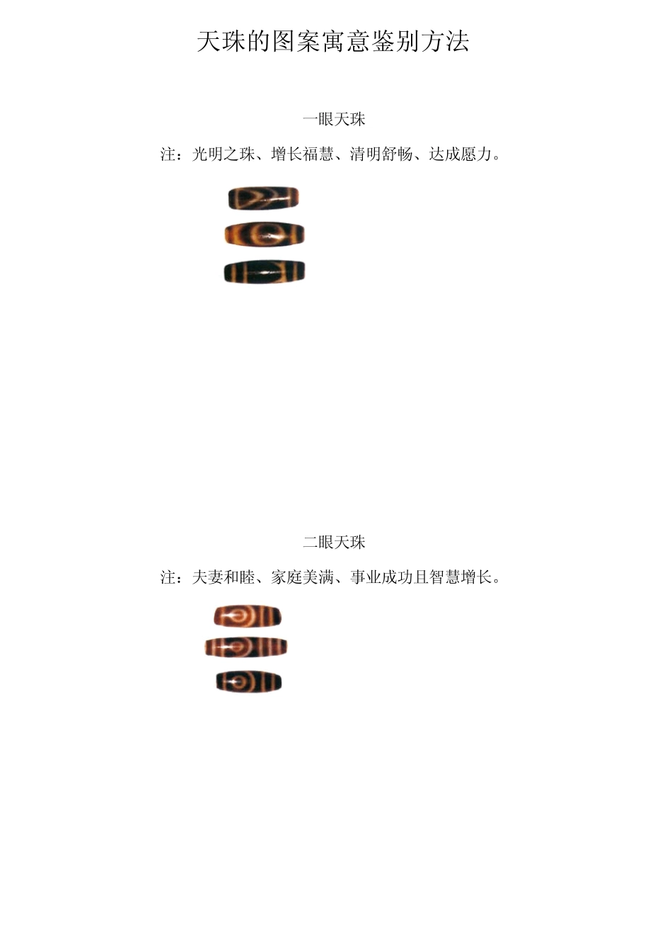 天珠的图案寓意_第1页