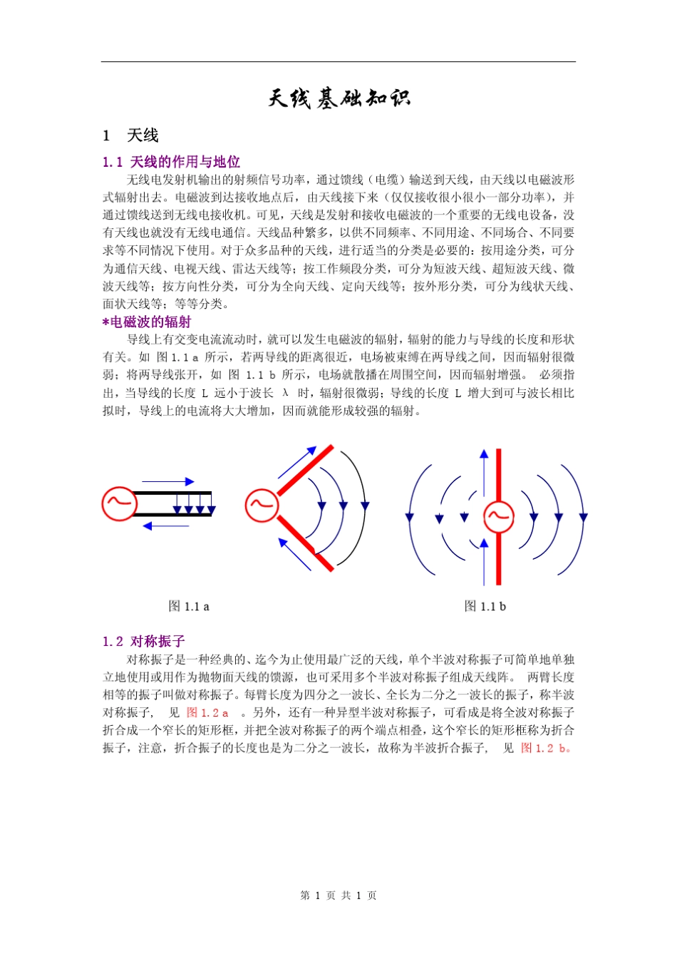 天线基础知识_第1页