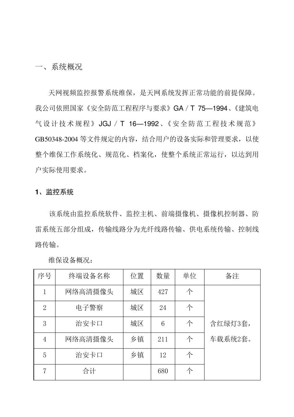 天网工程维护方案_第1页