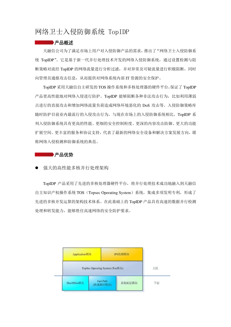 天融信网络卫士入侵防御IDP系列产品白皮书_第2页