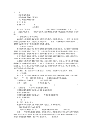 太原审计报告