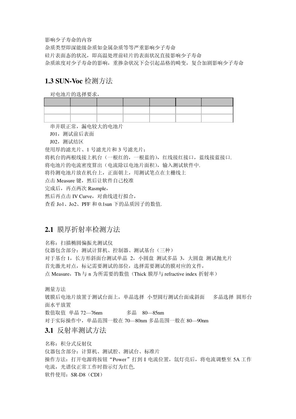 太阳电池所需测试大全_第2页
