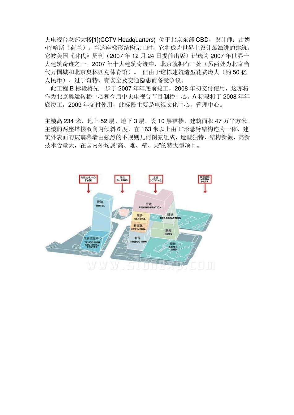 央视大楼模型制作MicrosoftWord文档_第1页