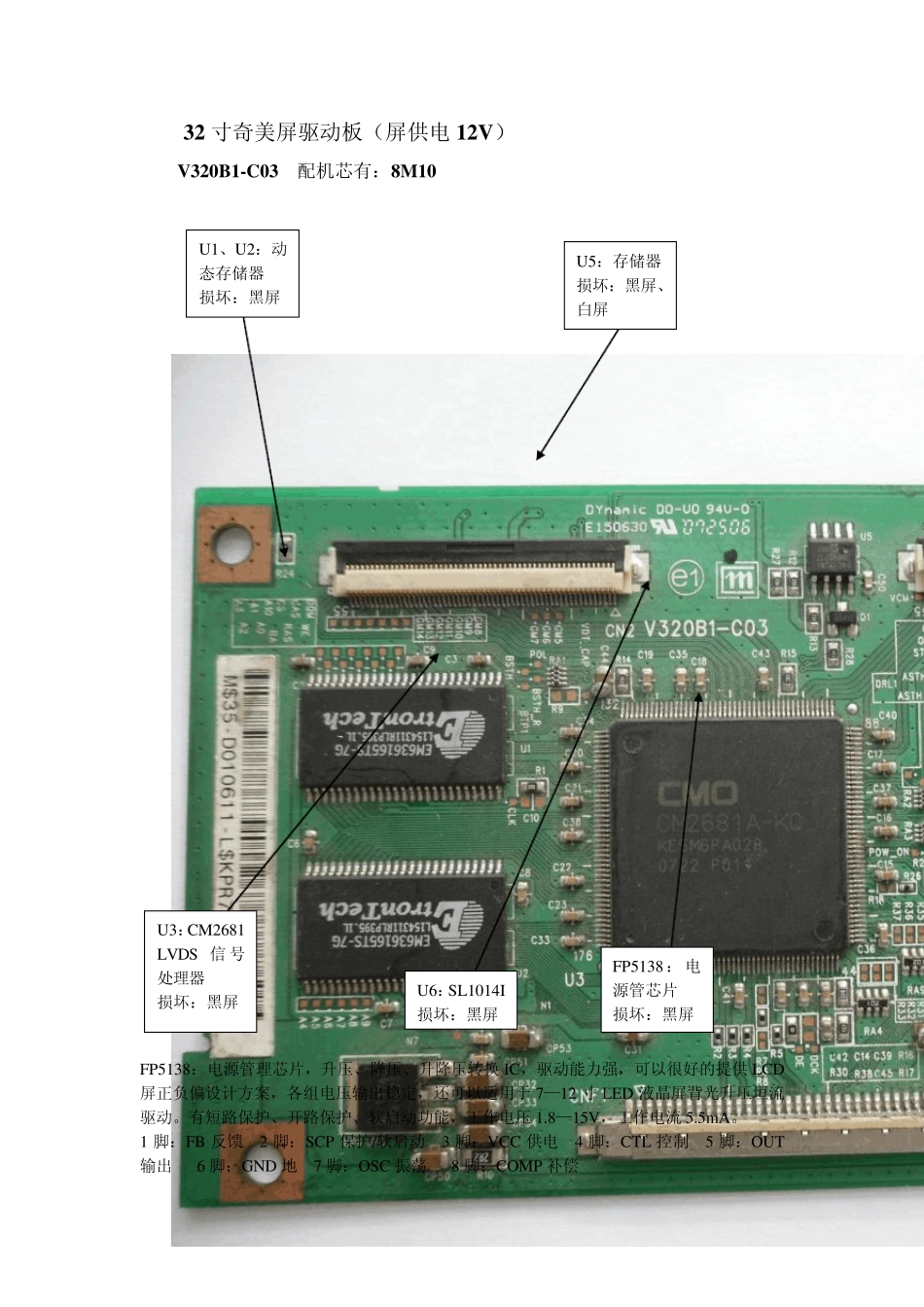 奇美夏普日立友达三星LG逻辑板维修资料_第3页
