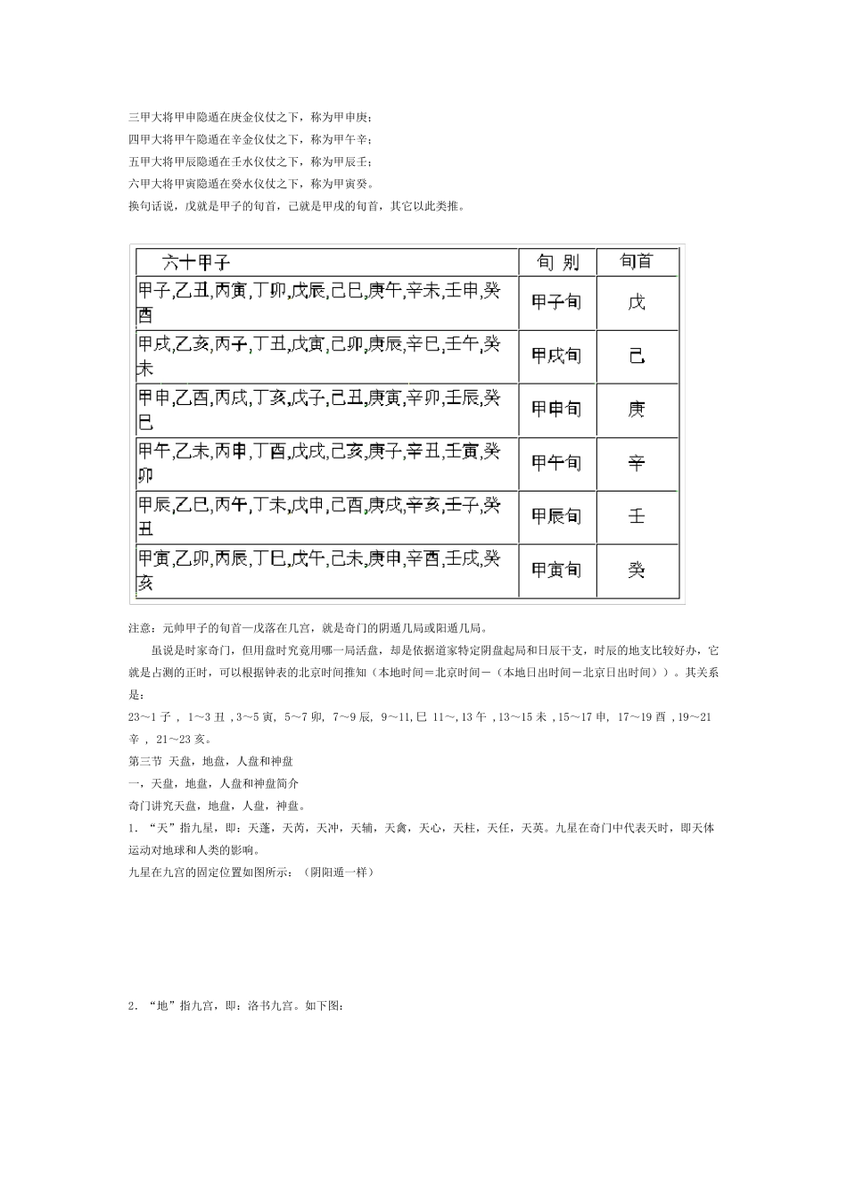 奇门遁甲基础知识入门_第3页