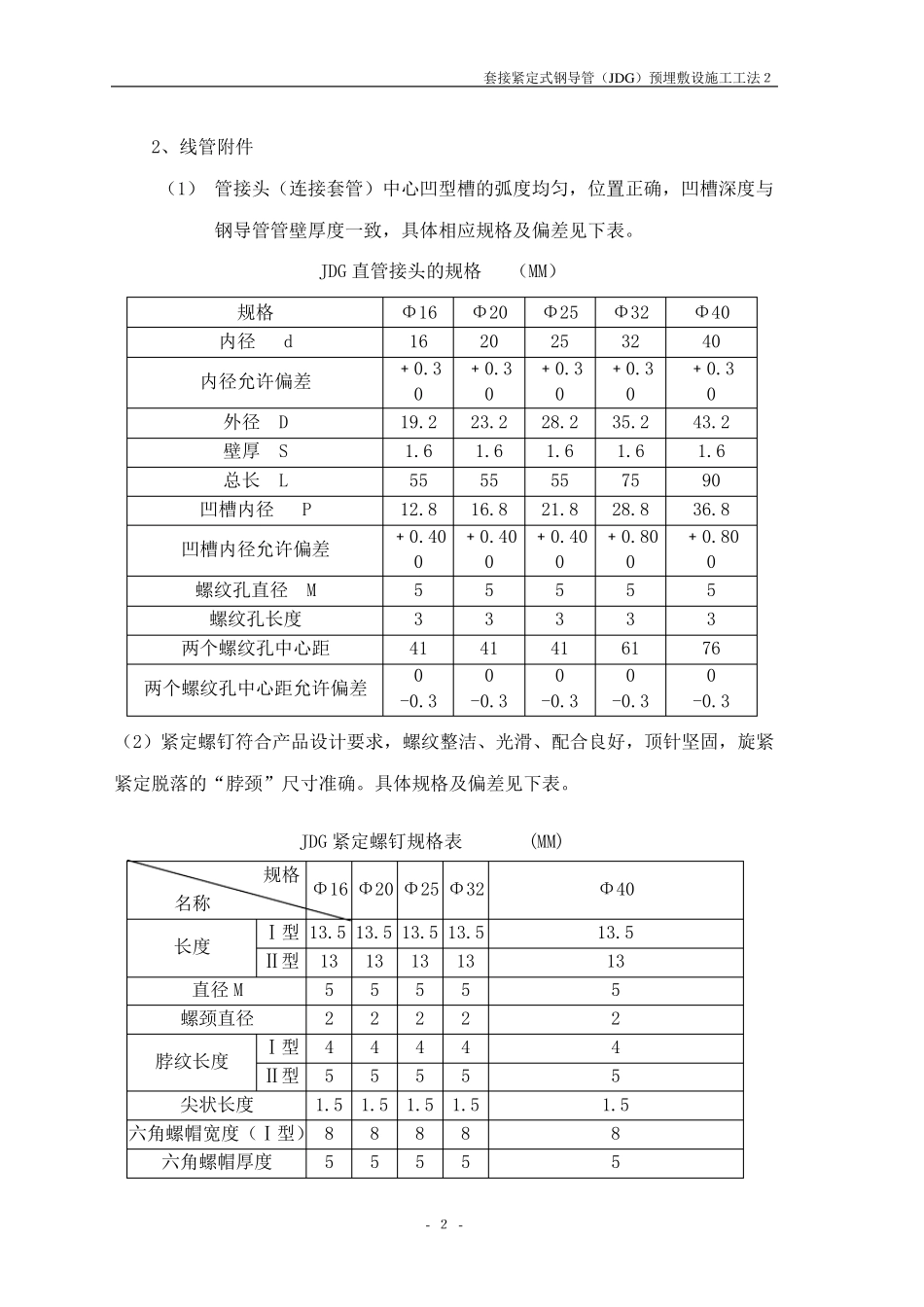 套接紧定式钢导管(JDG)预埋敷设安装_第2页