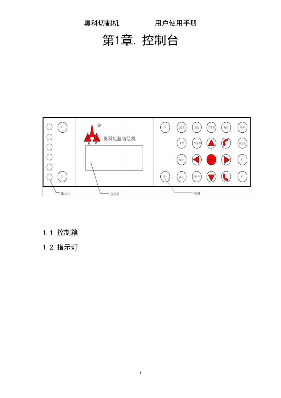 奥科打样机说明书_第1页