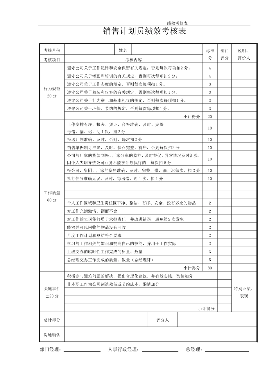 奥迪汽车4S店销售顾问业绩及工资考核方案_第3页