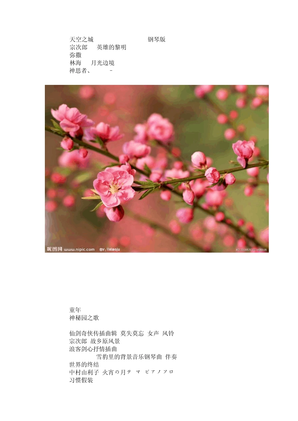 好听的纯音乐(鄙人推荐)_第2页