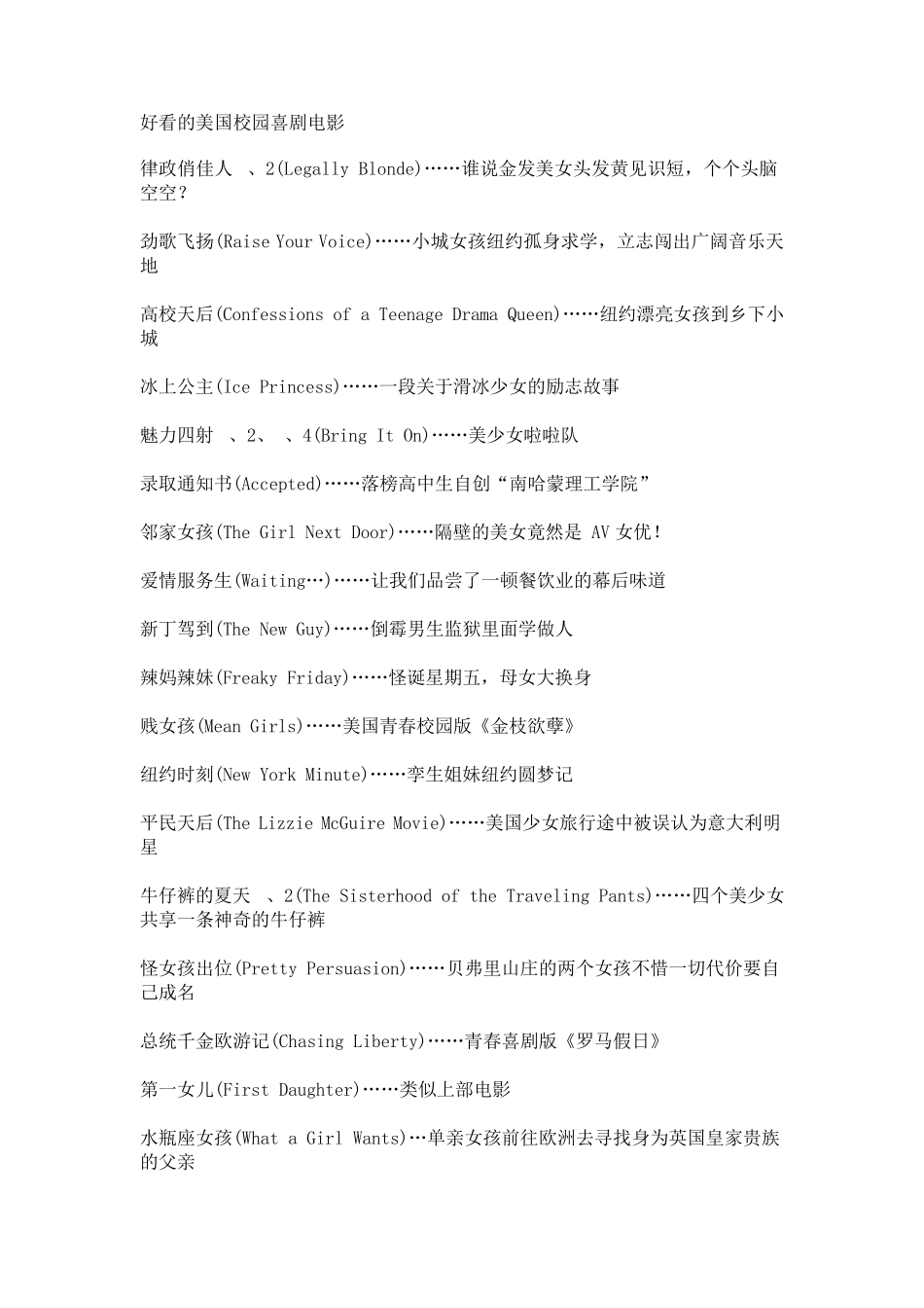 好看的美国校园喜剧电影_第1页