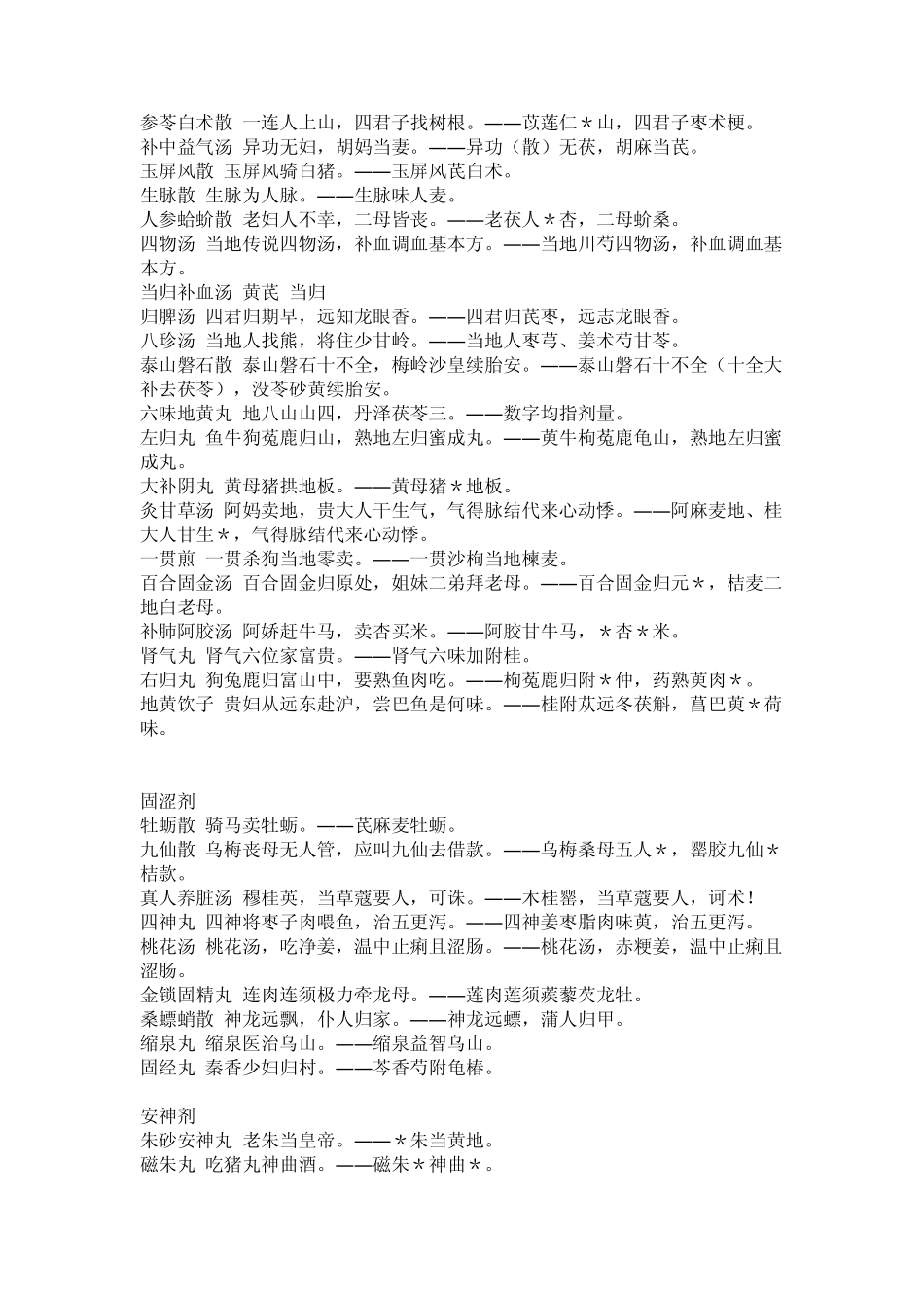 好记的中药方剂歌诀_第3页