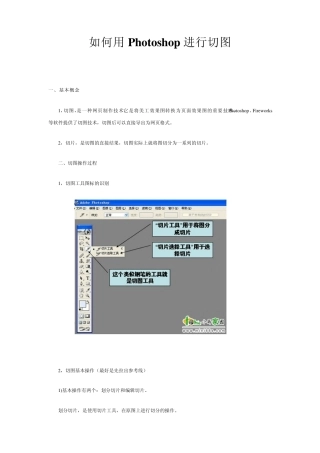 如何Photoshop进行切图[图文]