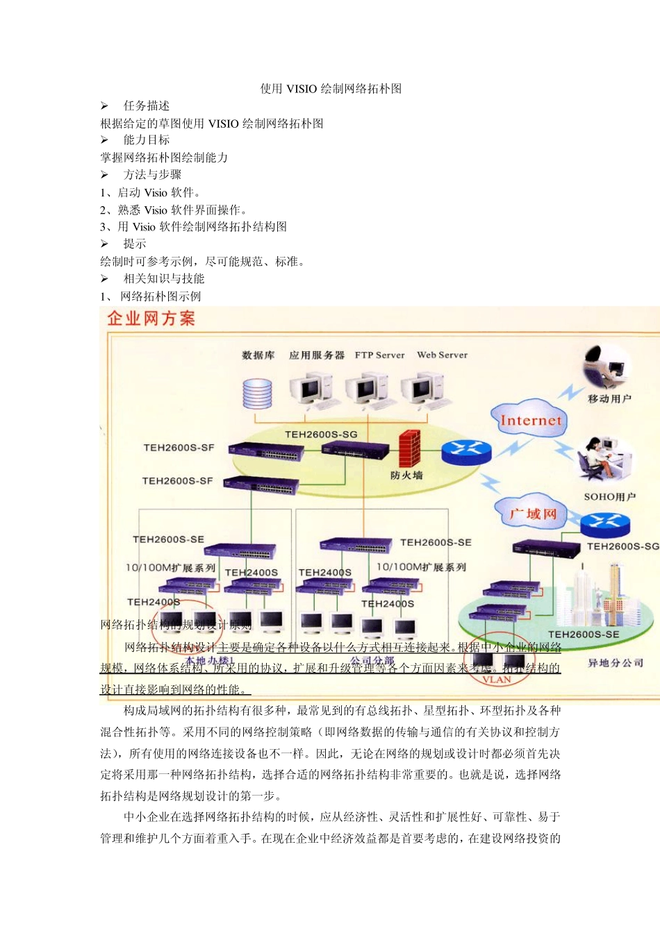 如何使用visio画网络拓扑_第1页