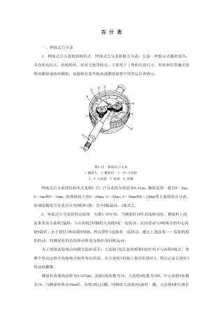 如何使用百分表