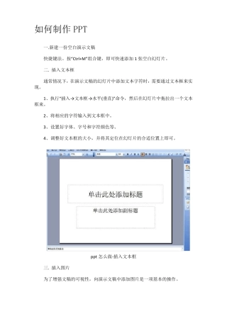 如何制作PPT