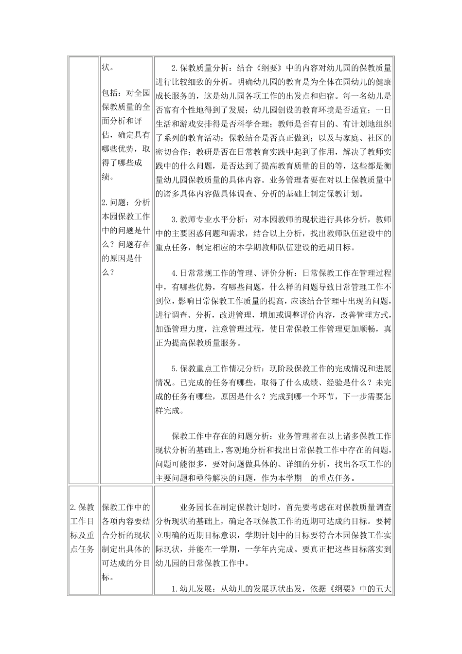 如何制定幼儿园保教工作计划_第3页