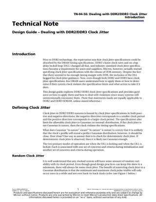 如何处理DDR2、DDR3时钟抖动