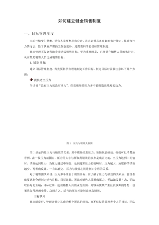 如何建立健全销售制度