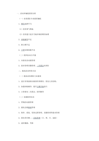 如何提高活动率