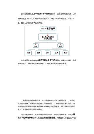 如何构建结构性思维和结构性思维的内部结构课件