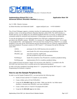 如何用vc++6为keilc51写自己的仿真dll