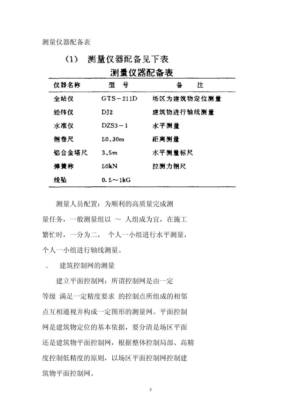 如何编制施工测量方案_第3页