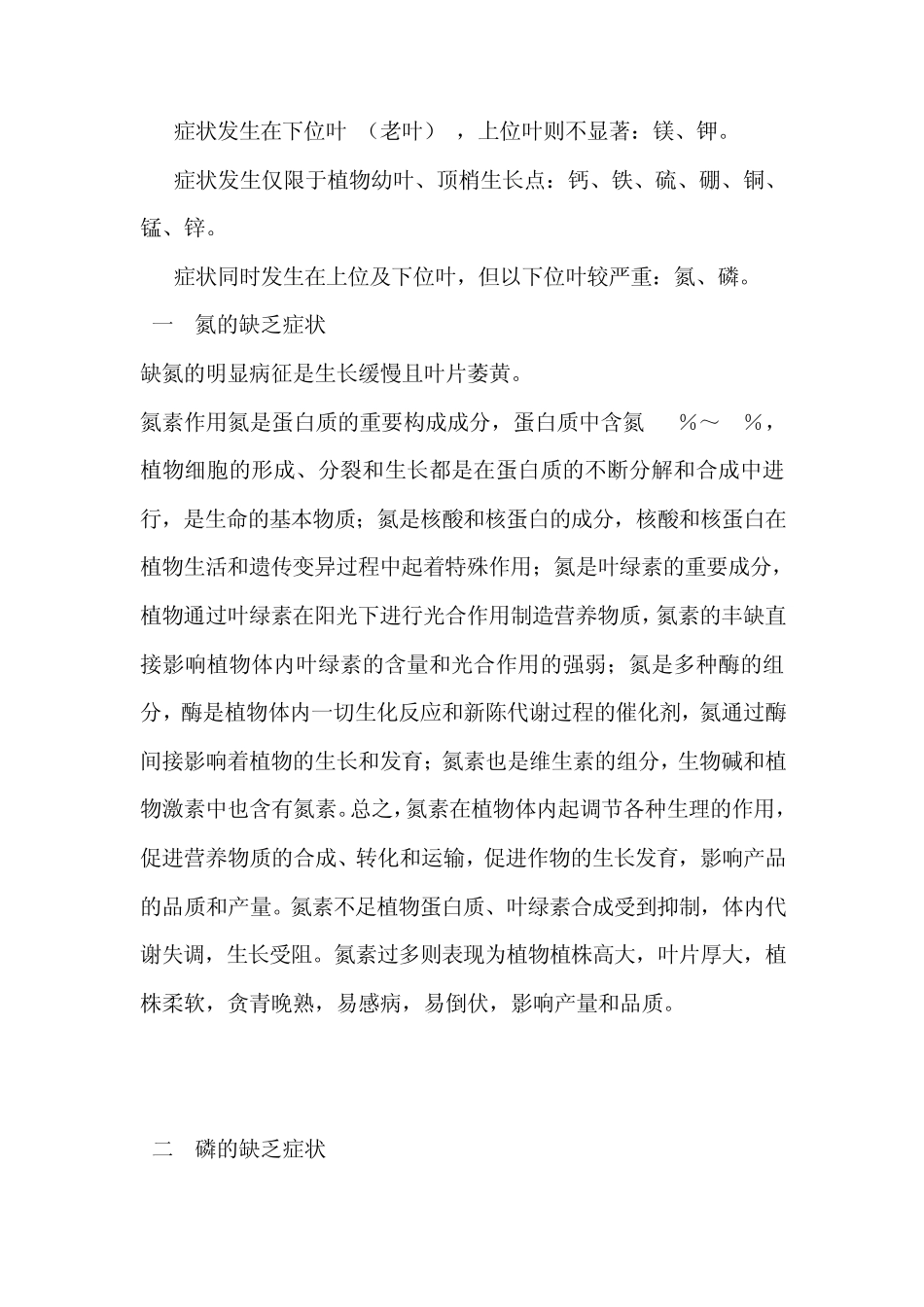 如何诊断植物缺素_第2页