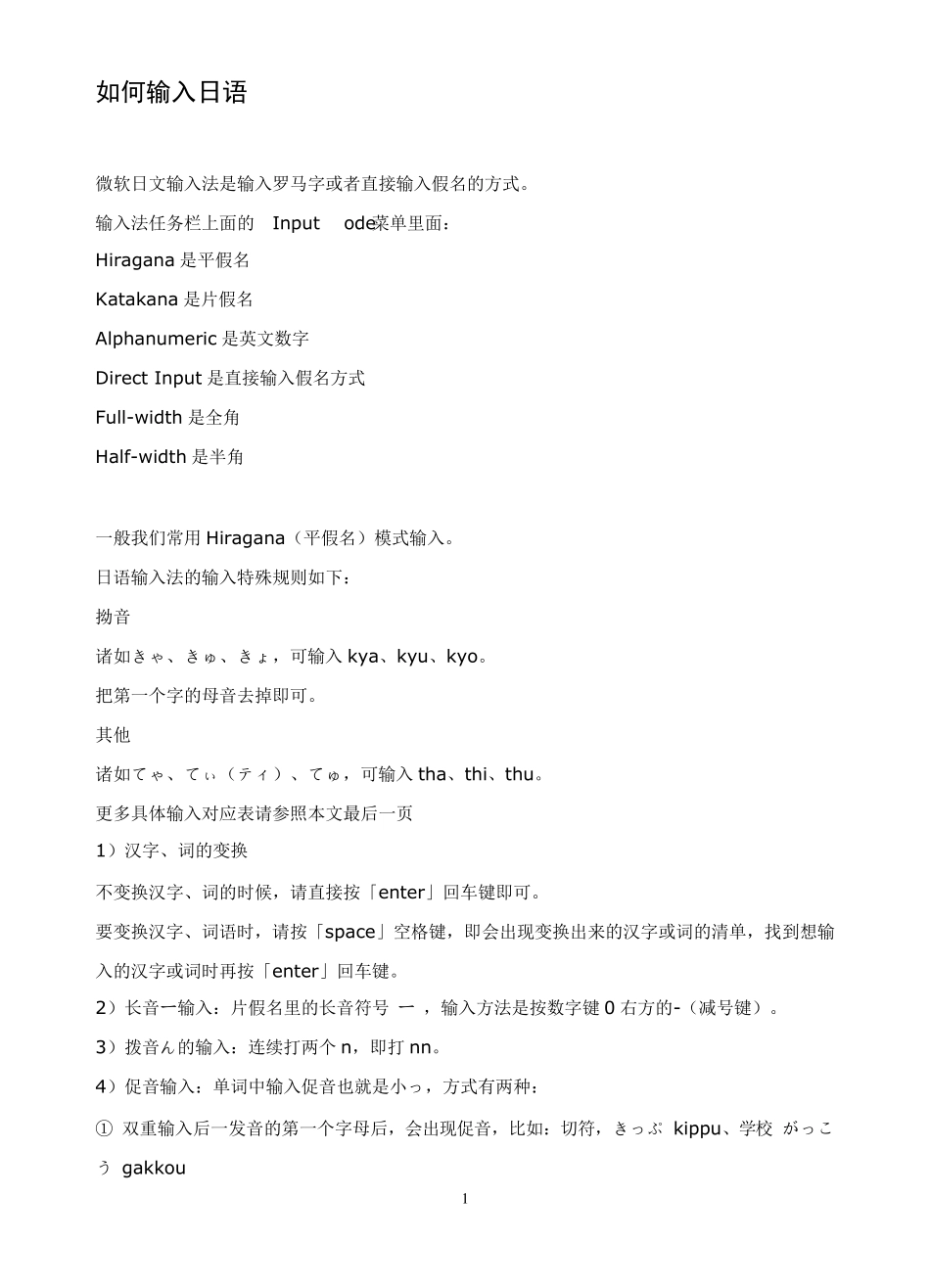 如何输入日语_第1页