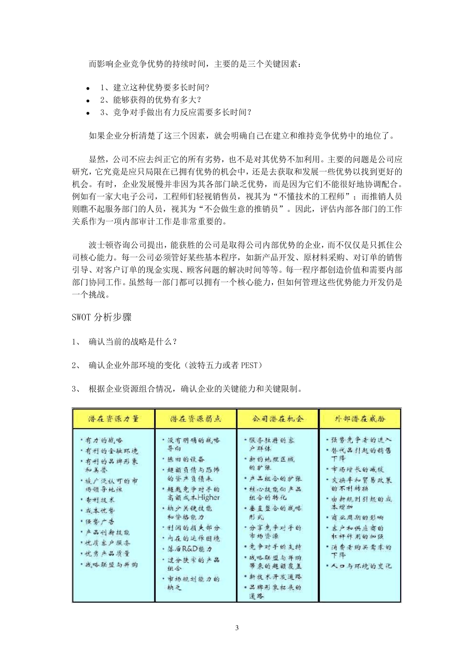 如何进行SWOT分析(带案例)_第3页