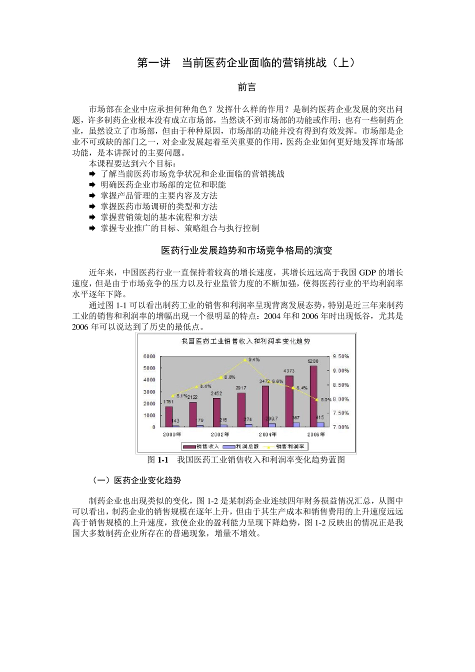 如何高效发挥医药企业市场部功能_第1页