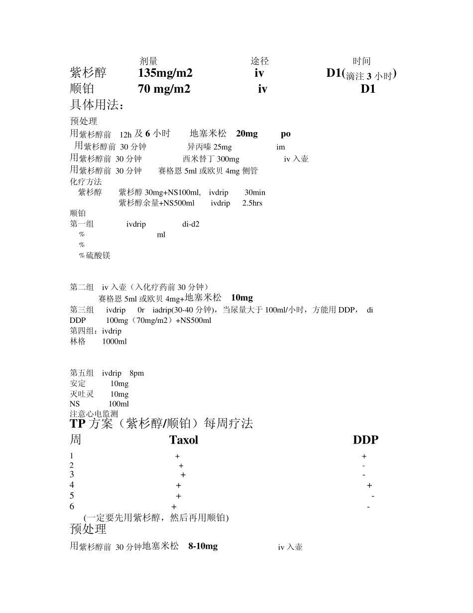 妇科化疗方案_第3页