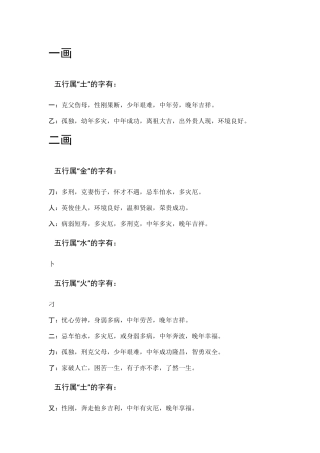 姓名学字义大全
