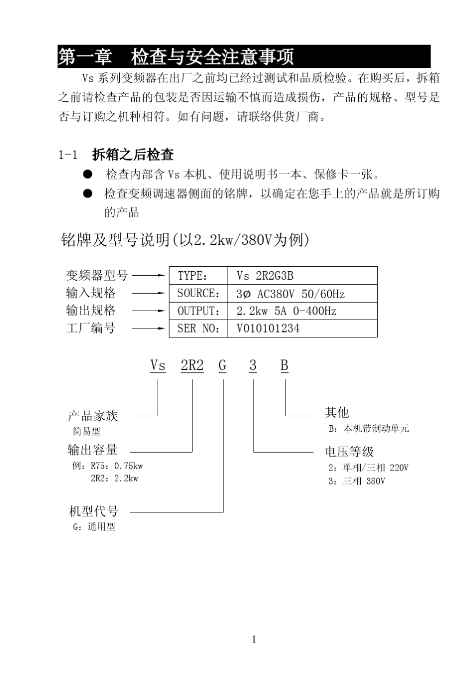 威科达变频器说明书_第3页
