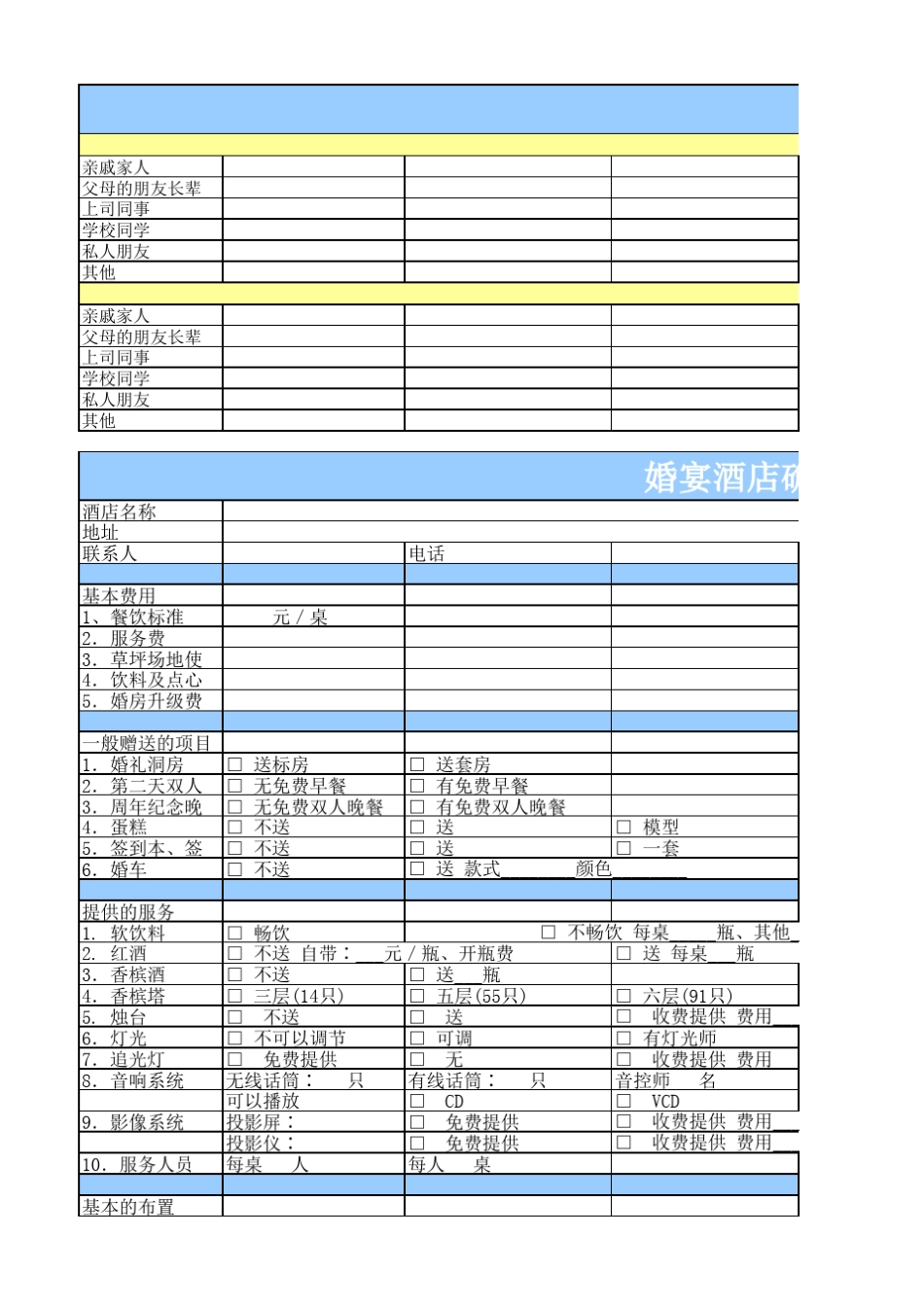 婚礼准备事项及流程_第1页