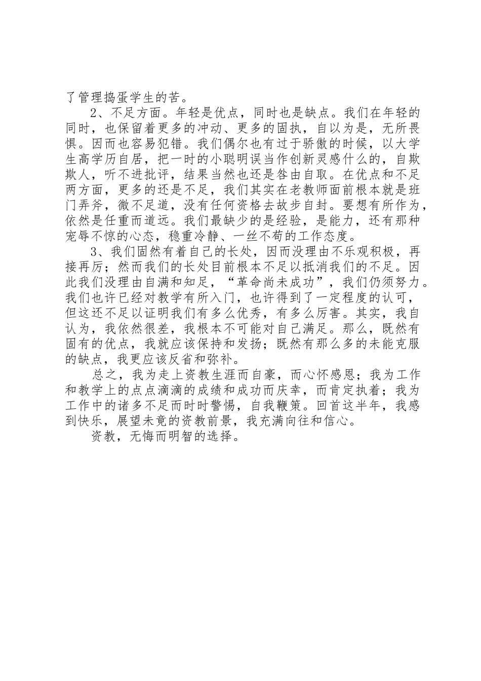 丁再华个人资教总结_第2页