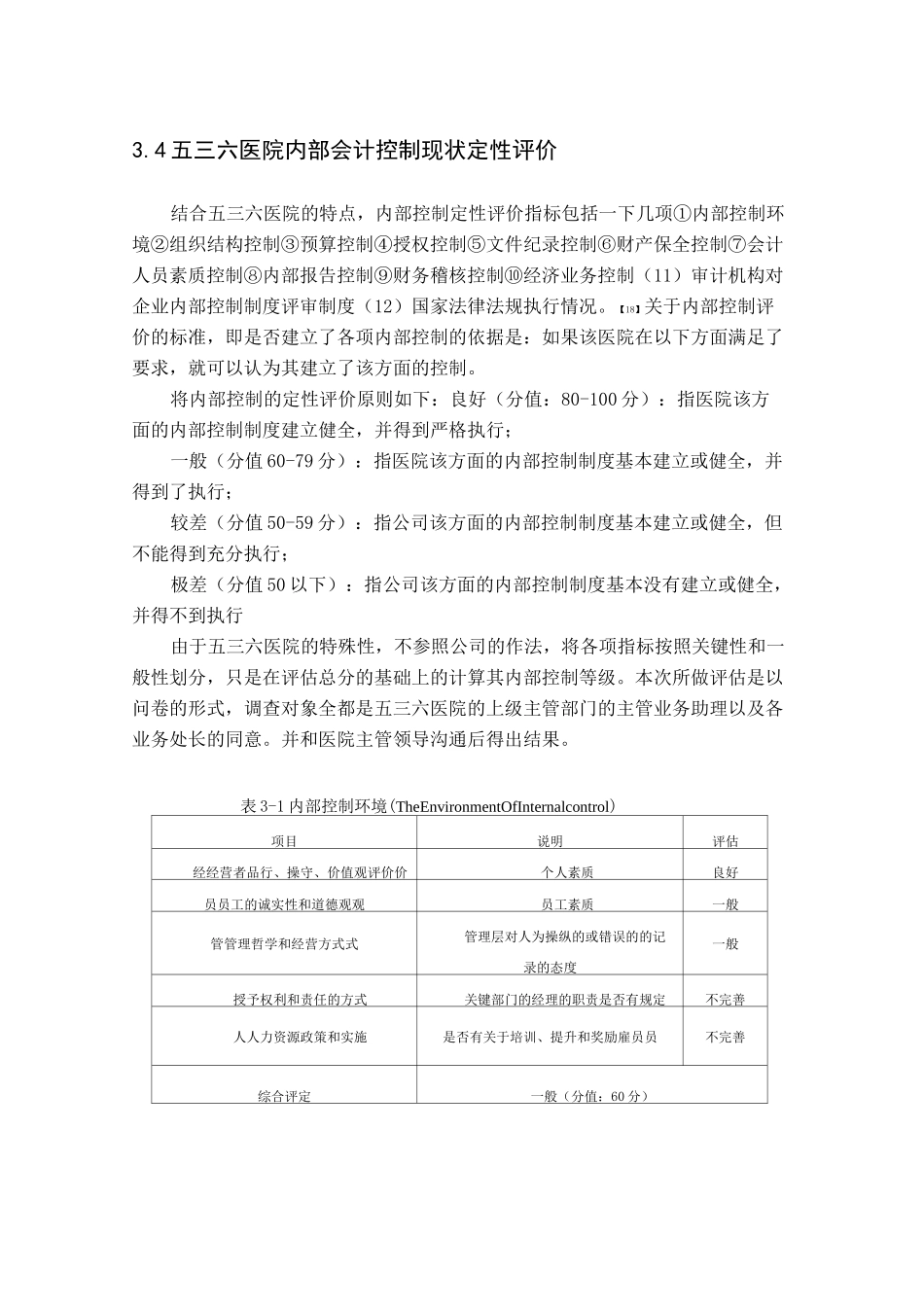 医院内部控制定性评价标准_第1页