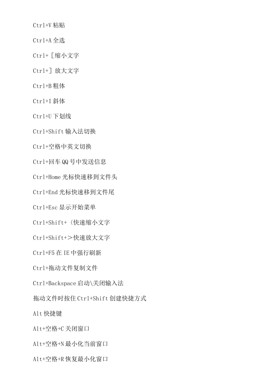 电脑键盘快捷键使用大全完整版_第3页