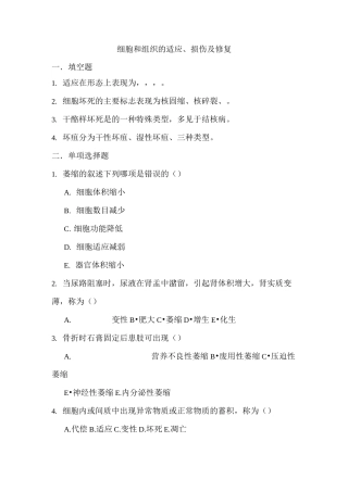 病理解剖学试题