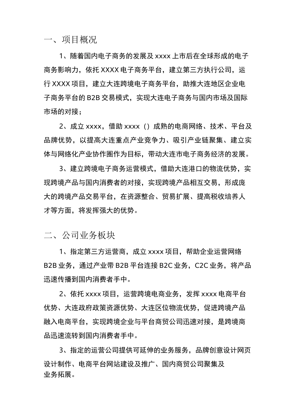 跨境电商商业计划书_第3页