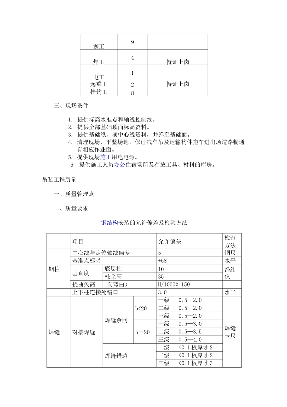 屋顶钢结构吊装方案_第2页
